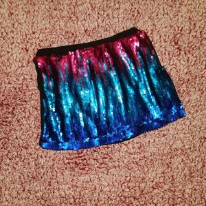Girl's Sequined Skirt